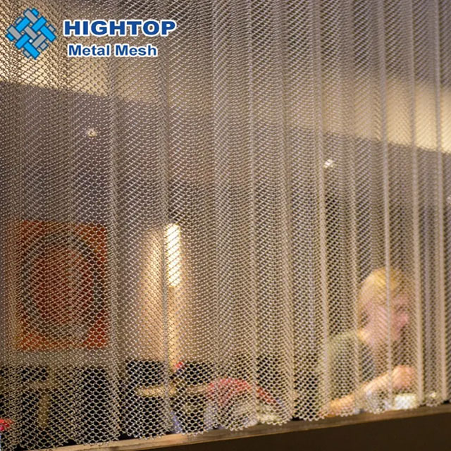 Htp Mmc Aluminum Decorative Metal Mesh Curtain Hightop Metal Mesh