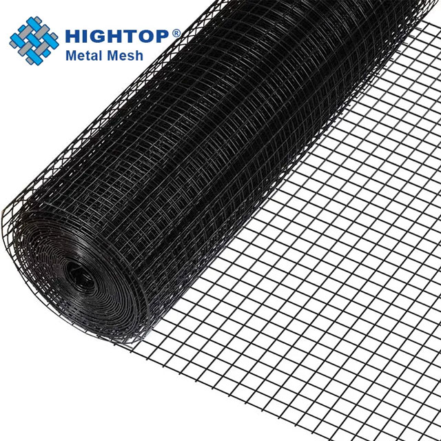 Black Color Pvc Coated Galvanized Welded Wire Mesh - Hightop Metal Mesh